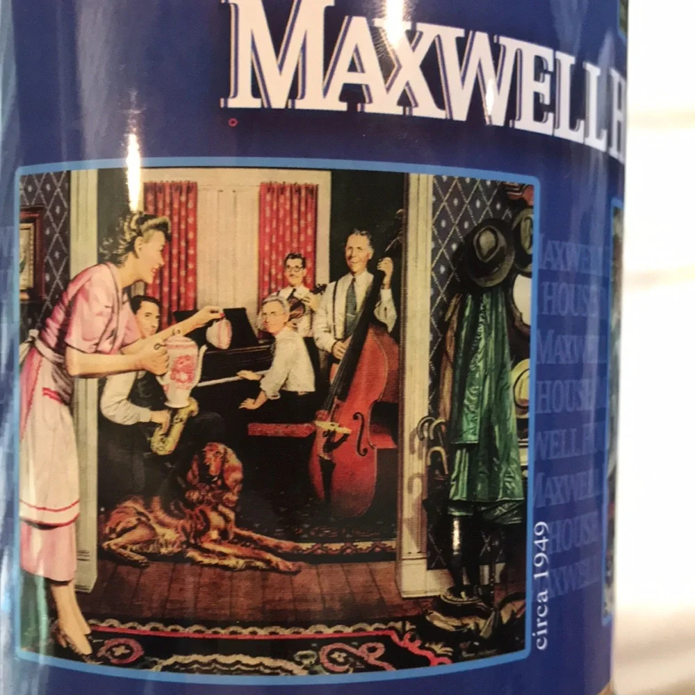Maxwell House Coffee Canister Tin